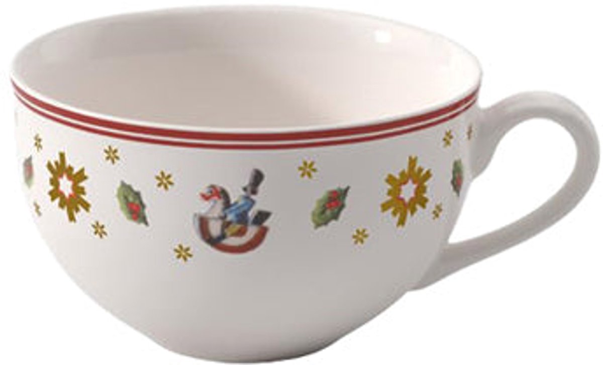 Villeroy & Boch Toy's Delight Koffiekop Kerst - 0.20 liter - Rood/wit