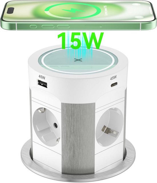 Stopcontact met USB & inbouw stopcontact