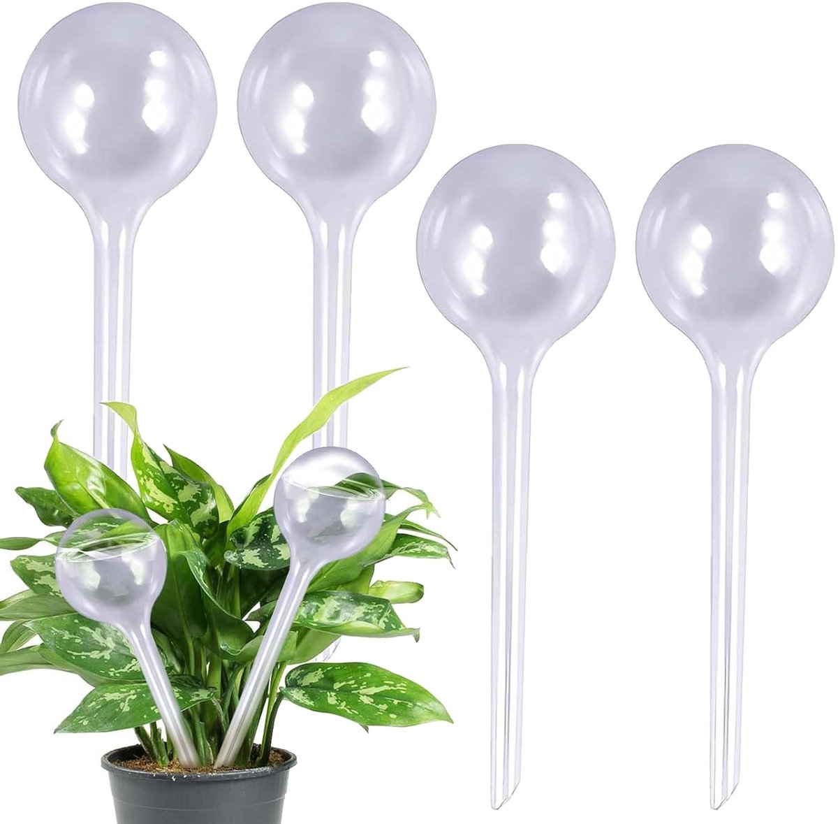 Irrigatieballen, irrigatieballen, 4 stuks, zelfbewatering voor potplanten