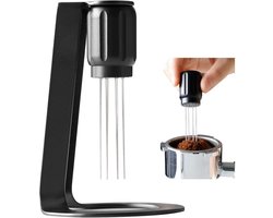 Espresso dispenser - 8-pins - Draagbare magnetische voet - Aluminium en roestvrij staal - Zwart