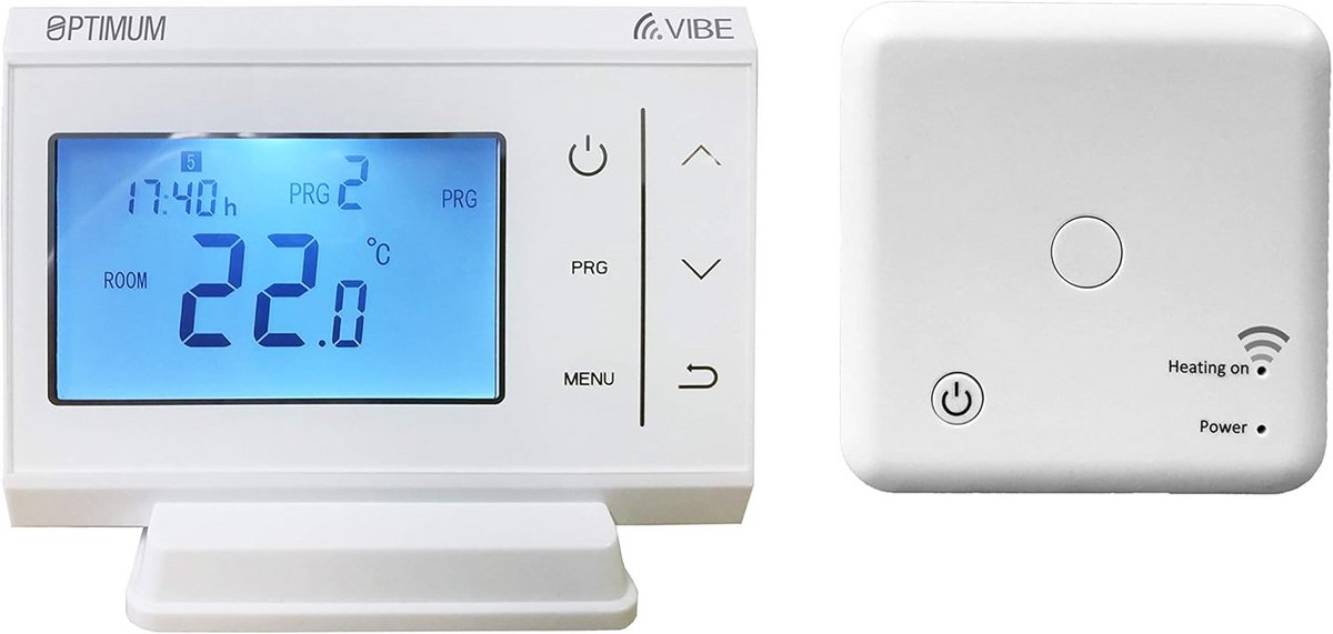 Programmeerbare Slimme Kamerthermostaat met WiFi en Touchscreen - Wit