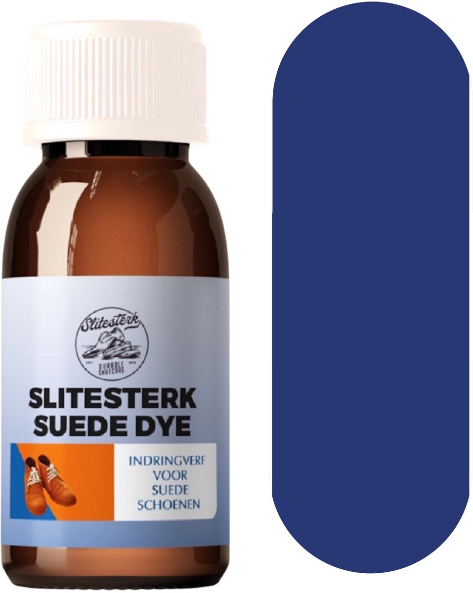 SlITESTERK Suede indringverf voor schoenen en laarzen - DONKER BLAUW - 100ml