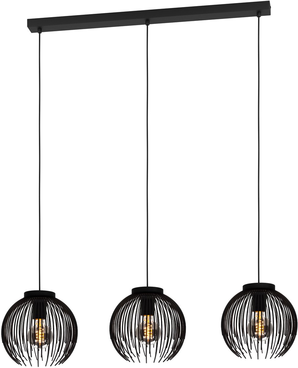 EGLO Venezuela-A Hanglamp - E27 - 93,5 cm - Zwart