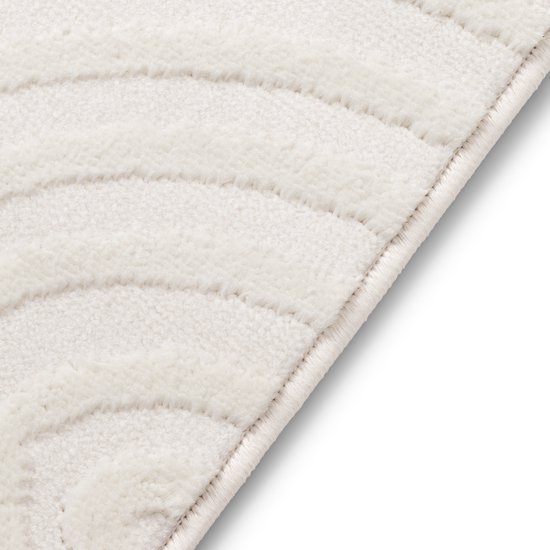 Tapiso Hygge Tapis Wit Cassé Géométrique Poils Courts Taille - 200x300