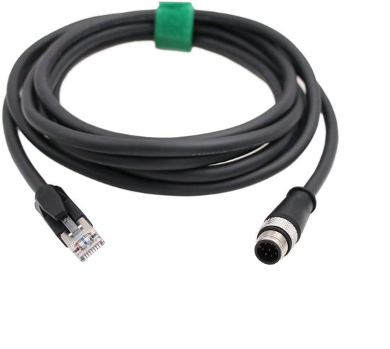 Industriële Ethernetkabel M12 8-polig A Naar RJ45 CAT6 Voor Machine Vision En Automatisering Industriële Ethernetkabel M12 8-polig A Naar RJ45 CAT6 Voor Machine Vision En Automatisering