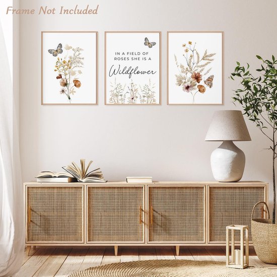 Muurschildering van botanische bloemen - Studio Amke Muurschildering van botanische bloemen - Studio Amke