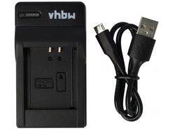 vhbw USB-C-oplader compatibel met Canon Digital Ixus 155, 127, 140, 145, 135, 150, 132 camera/camcorder/accu - oplaadstation + USB-C-kabel, oplaadindicator