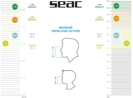 Masque de plongée Seacsub Granfacial Libera Junior rose 6 ans et plus