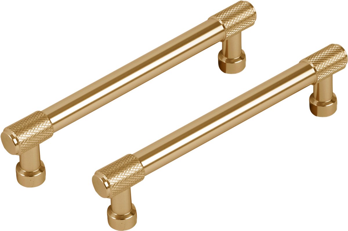 Differnz | Meubelgreep Recht | 128 mm | Goud