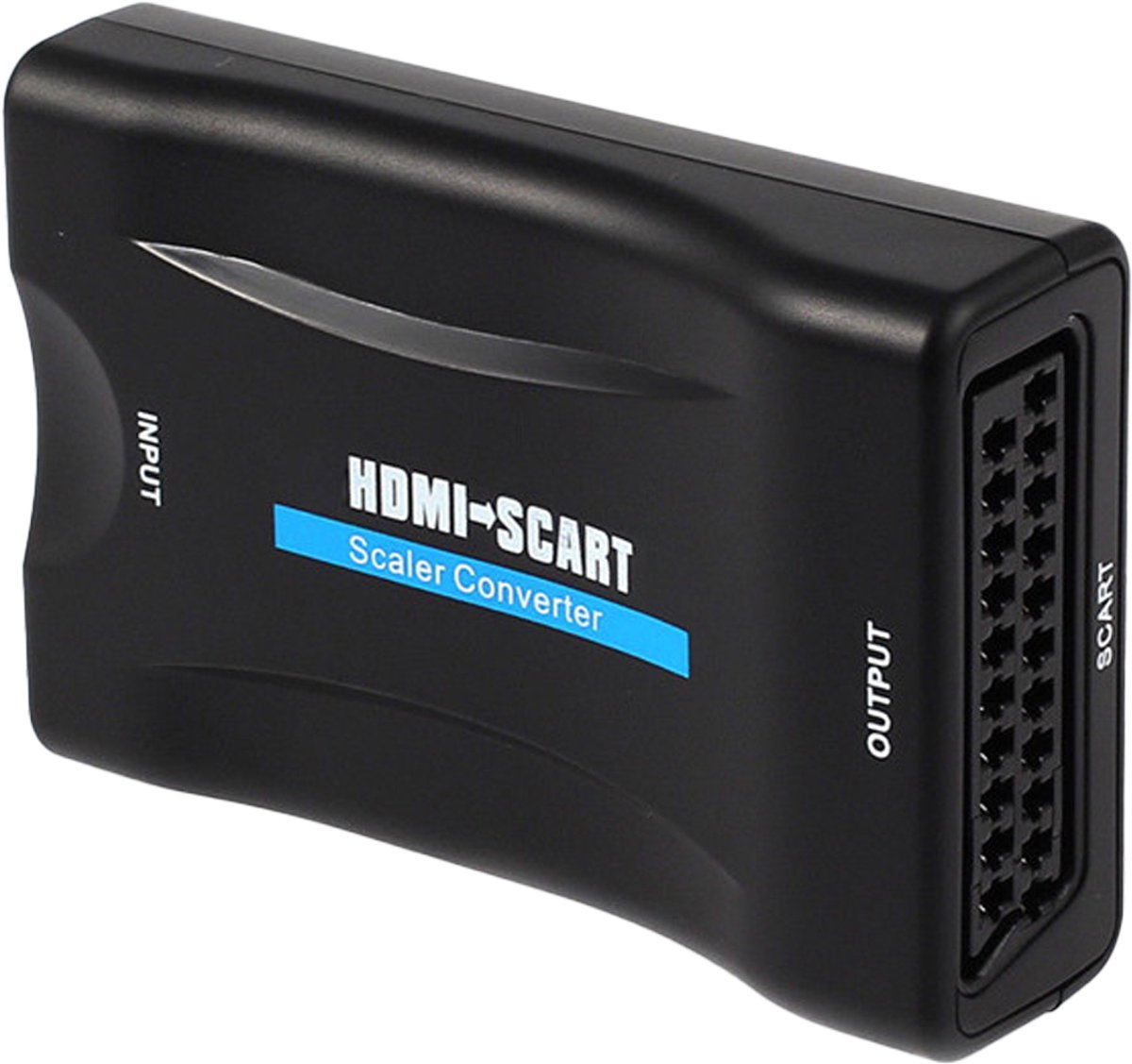 Video Converter - HDMI naar SCART Adapter - 1080P Upscaler - Voor Oudere TV's - Zwart