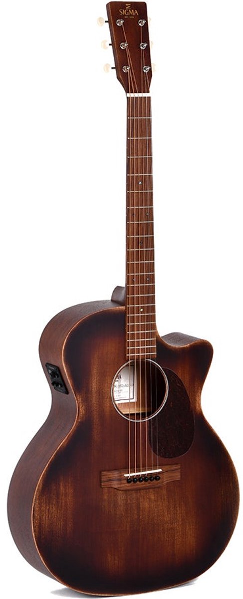 Sigma Guitars GMC-15E Aged Satin elektrisch-akoestische westerngitaar