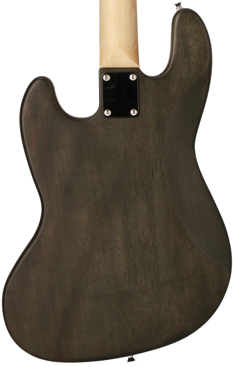 Elektrische basgitaar met gigbag Fazley Outlaw Series Judge Basic Black