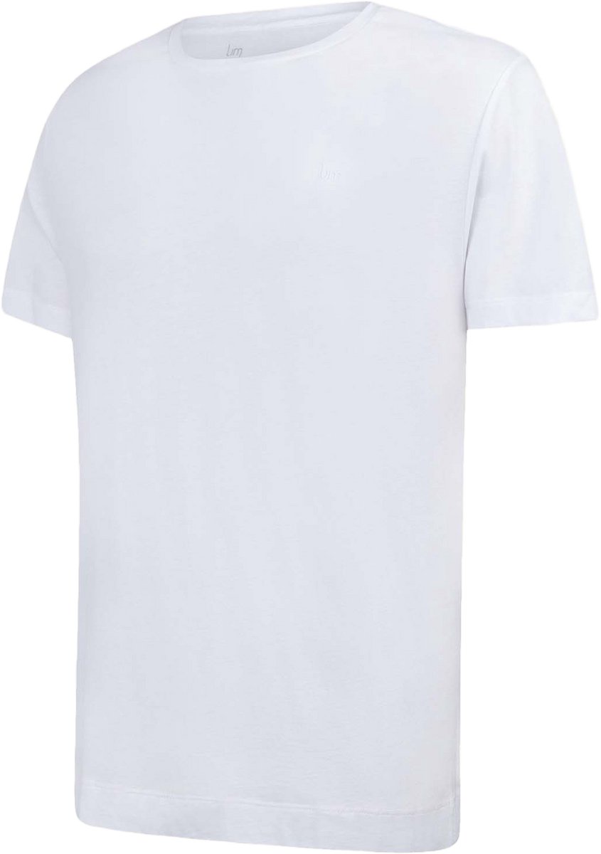 Undiemeister T Shirt Heren - Casual Fit - Ronde Hals - Mellowood Tencel - Chalk White (Wit) - Maat 3XL