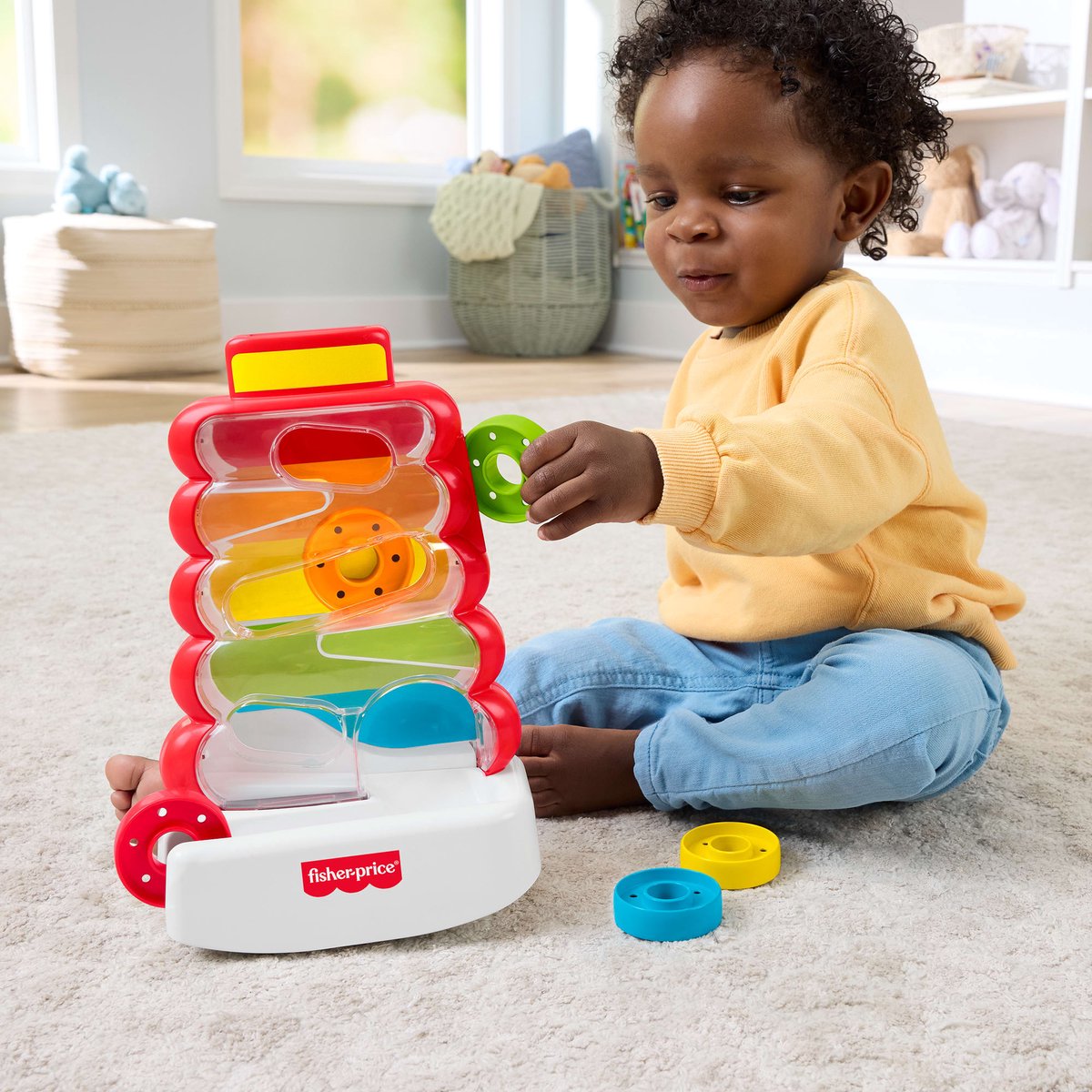 Fisher-Price Rollende Ringen in Wiebelende Stapeltoren — afbeelding 5