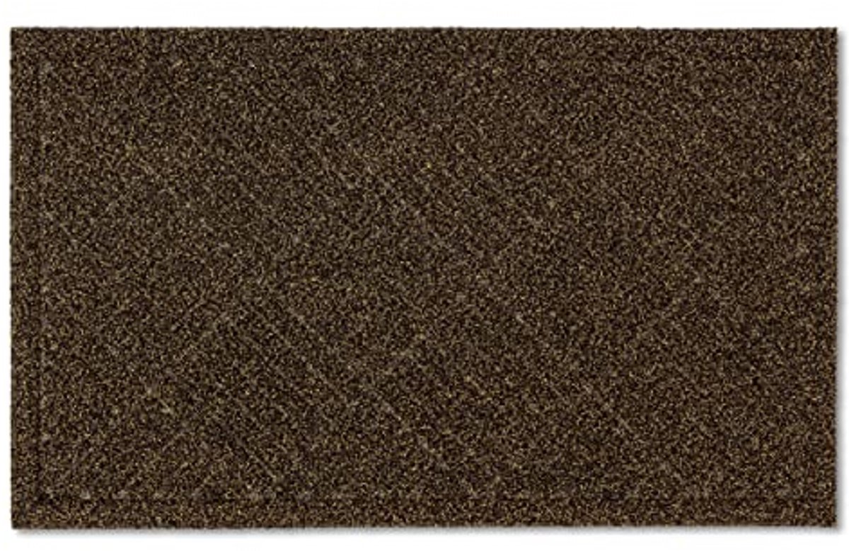 Voordeurmat 45x75 cm - Antislip Deurmat Duurzaam - Entree Mat met Borstel Functie - Bruin