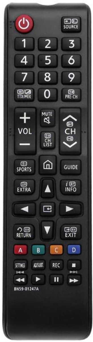 Geschikt voor Samsung Smart TV-afstandsbediening UE55KU6500U BN59-01247a