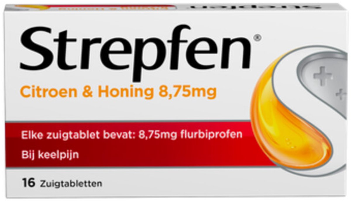 Strepfen Citroen & Honing - 2 x 16 zuigtabletten