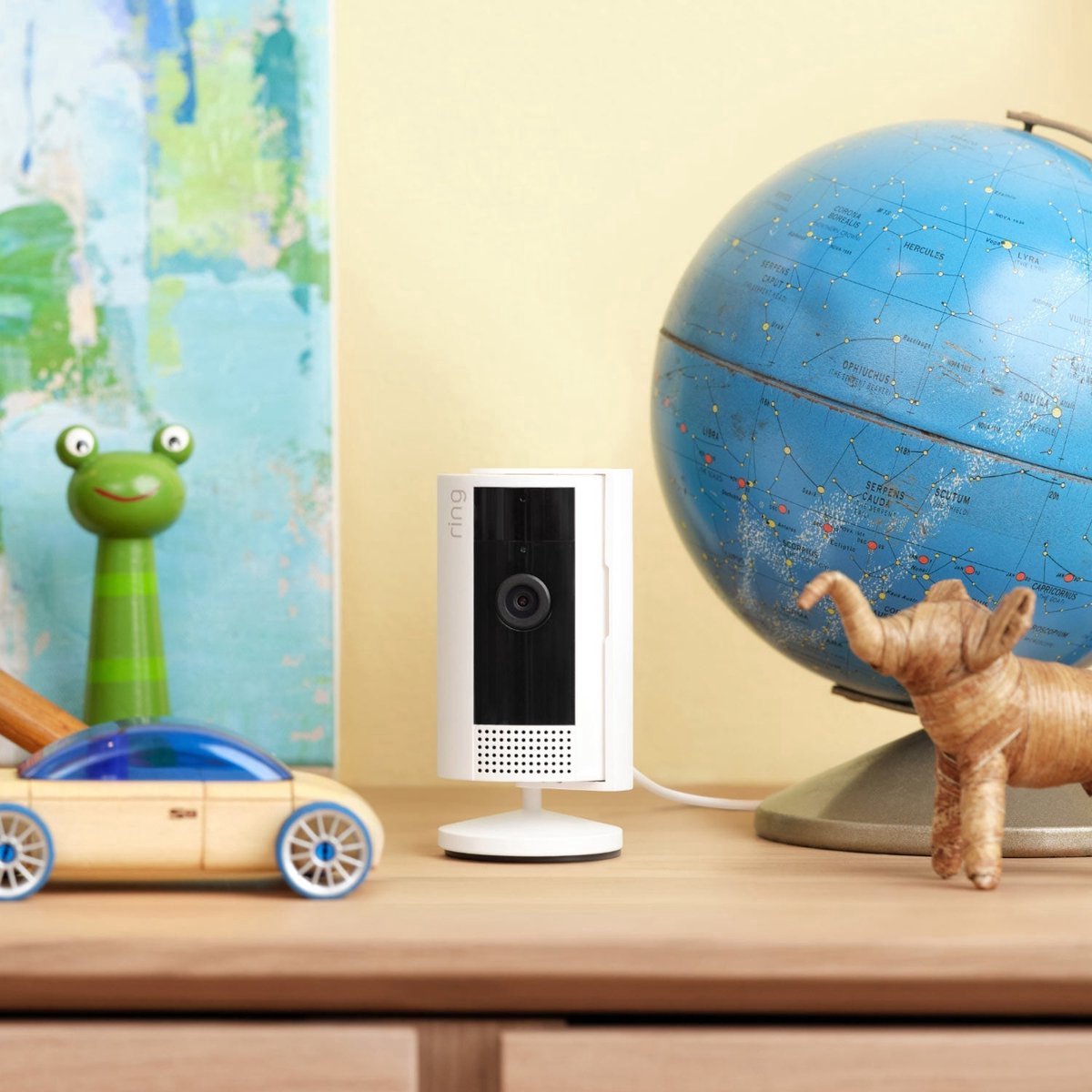 Ring 2e Gen Indoor Camera Beveiligingscamera Grijs - afbeelding 2