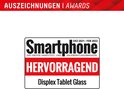 Smartphone magazine award "Hervorragend" voor Displex Tablet Glass.