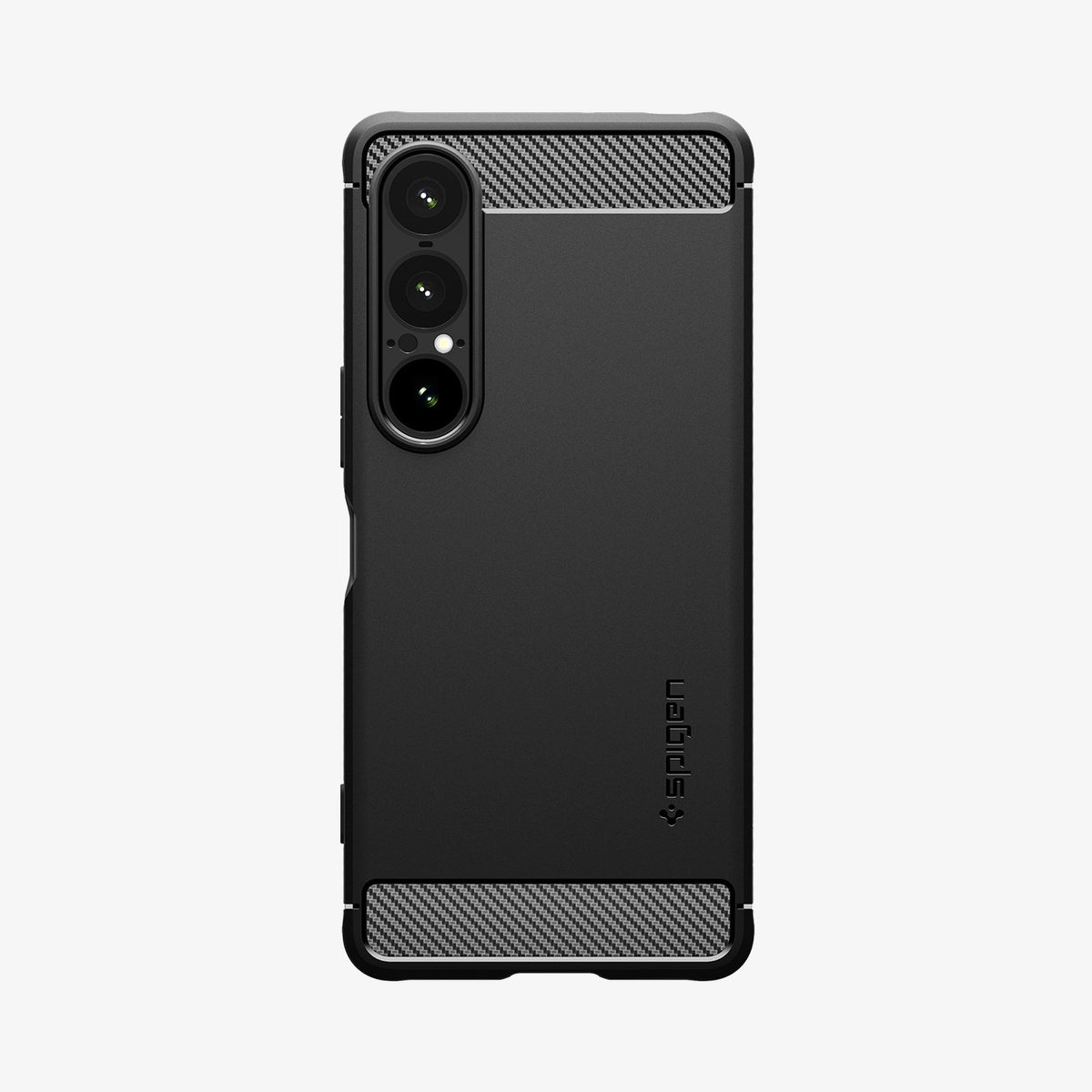 Spigen Rugged Armor mobiele telefoon behuizingen 15,5 cm (6.1") Hoes Zwart
