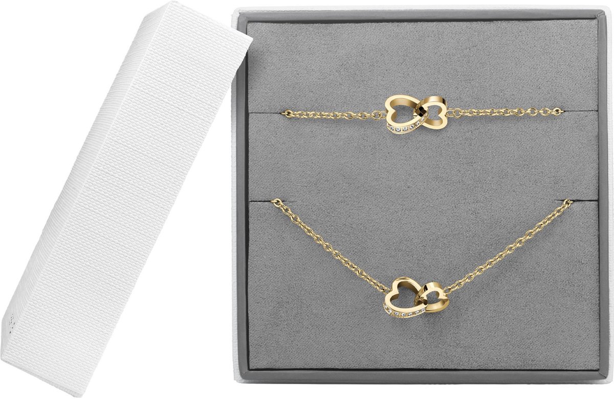 Bering - 447-659-Silver - Sieradenset - Dames - Heart - 45 cm