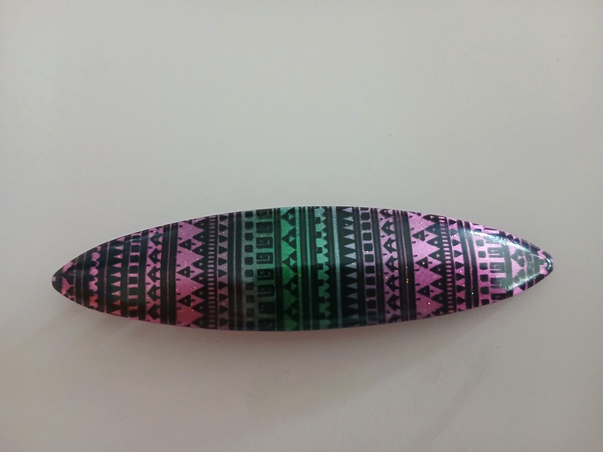 Le Sjalerie Haarspeld Groen / Roze haarspelden