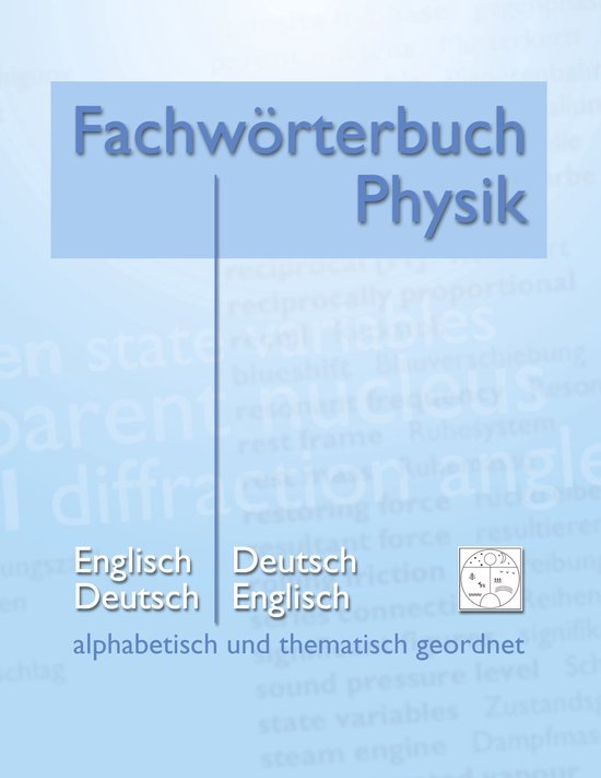 Fachwörterbuch Physik - alphabetisch und thematisch geordne ... - cover