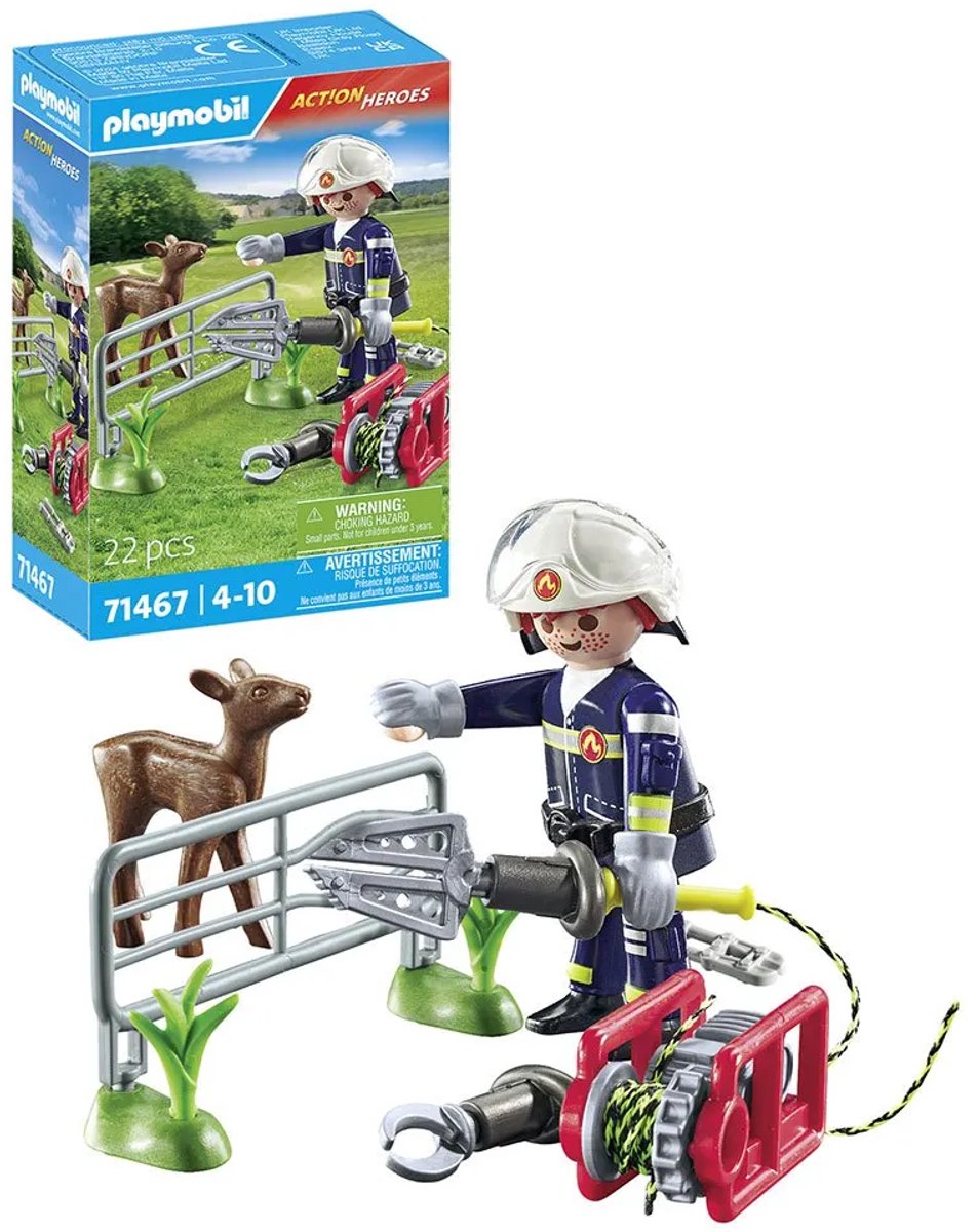 PLAYMOBIL Action Heroes Dierenbescherming brandweer - 71467 — afbeelding 17