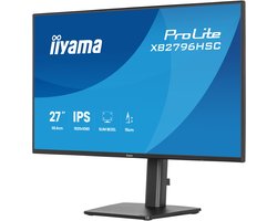 iiyama ProLite XB2796HSC-B1 - 27 inch - Full HD - IPS - USB-Hub (2x) - Verstelbaar - USB-C (65 watt)