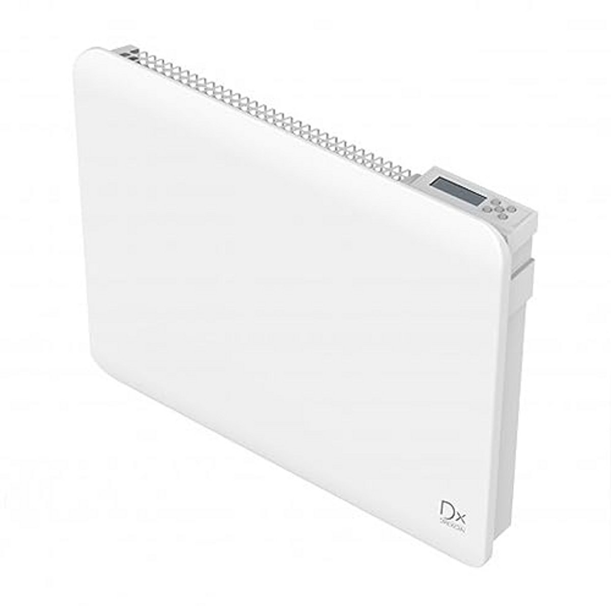 Keramische Traagheidsradiator 1500 W met Verwarmingsfolie en LCD Thermostaat - 82 x 10,5 x 50 cm - Wit