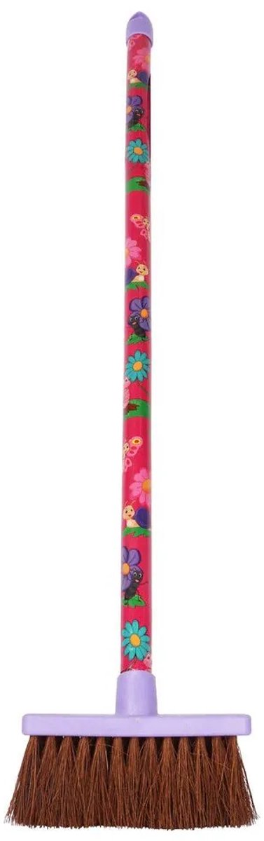 Talen Tools - Bezem - Voor kinderen - Kunststof - Paars