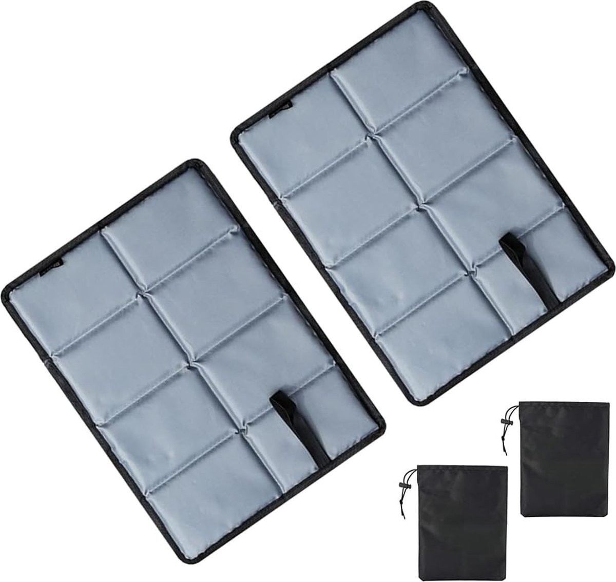 Stunq® Comfortabele Opvouwbare Waterdichte Zitkussens voor Buiten, Set van 2