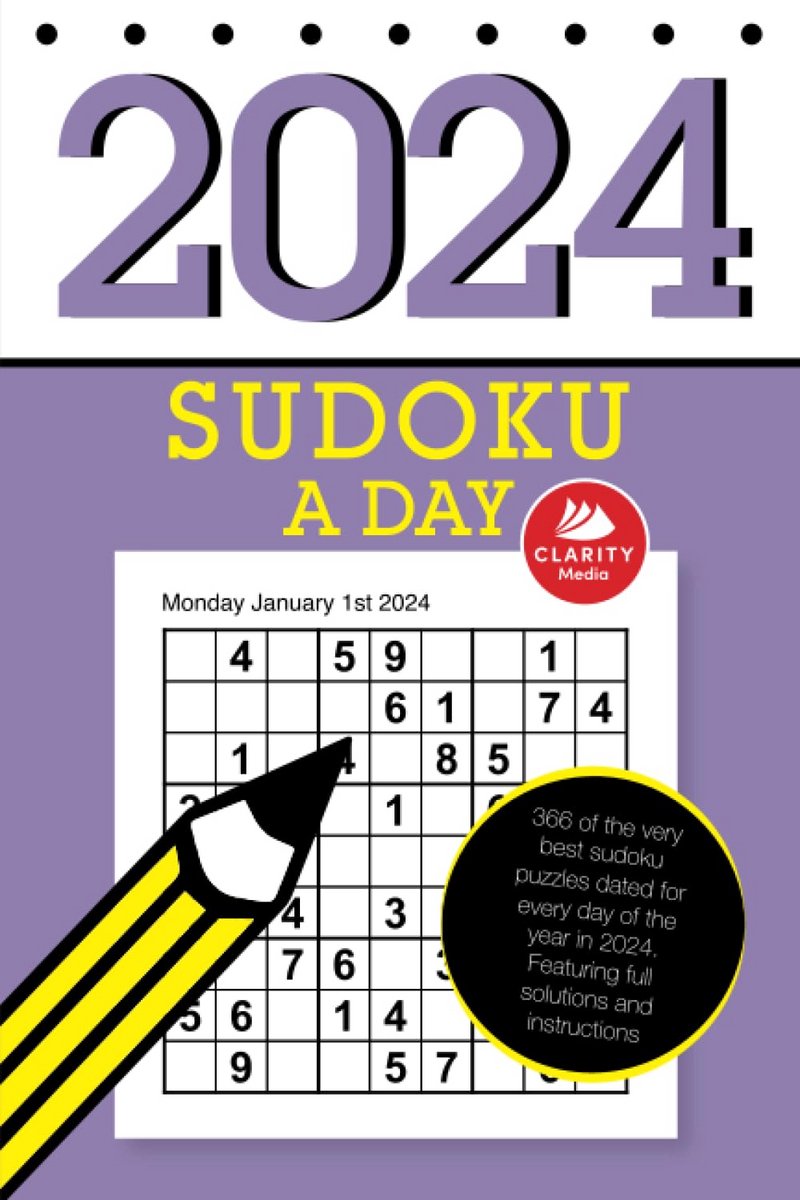 366 Sudoku Puzzels 2024 - Dagelijkse Uitdaging Gemiddeld Makkelijk Moeilijk