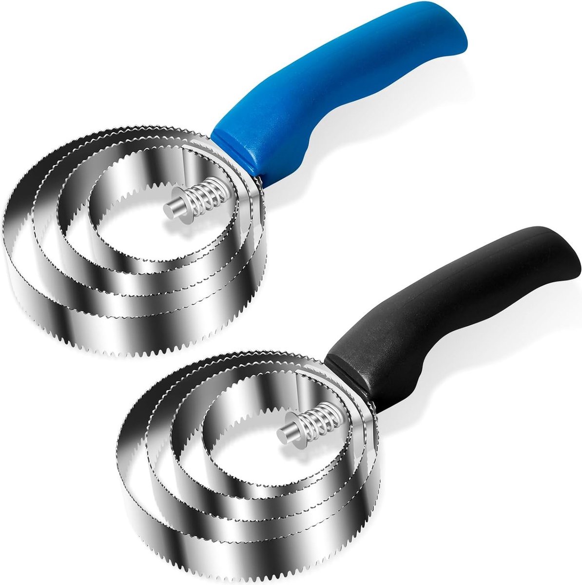 Stunq® Dubbelzijdige Spiraal Borstel voor Paarden met Ergonomisch Handvat, Set van 2