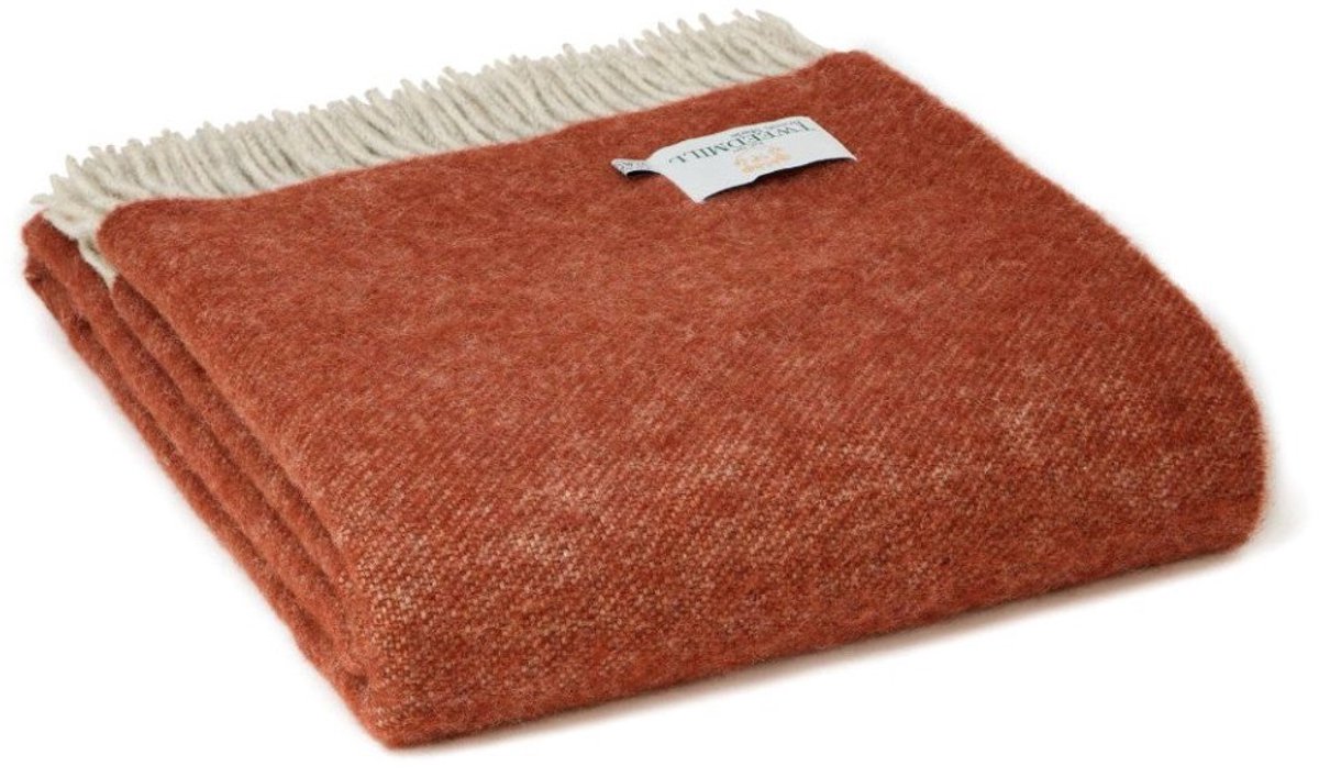 Plaid Dartmoor Ketchup - 150x183 - Nieuw Wol - Tweedmill UK