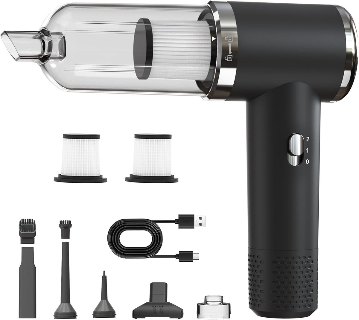 Kruimeldief Draadloos - Auto Stofzuiger - Handstofzuiger - Kruimeldief - €69,95