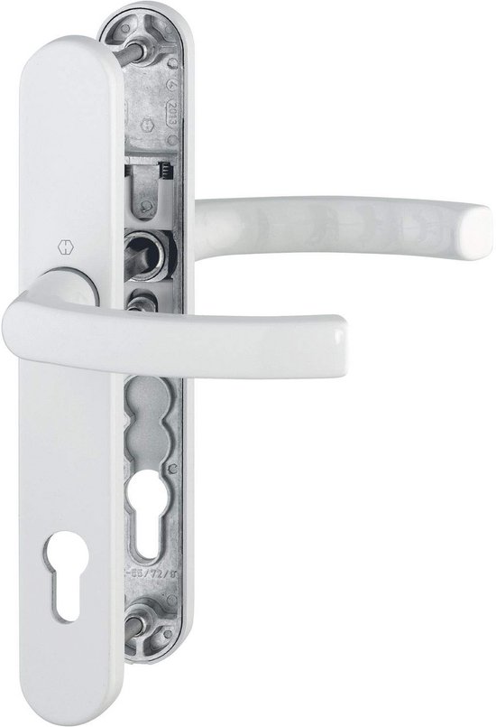 Online bestellen! Hoppe Amsterdam deurkrukken - RVS - 52 t/m 57 mm - B.V