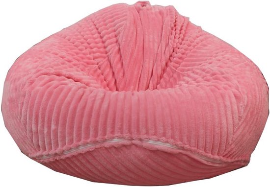 Zitzak Hoes voor Kinderen en Volwassenen, XL Maat, Roze - Perfect voor Knuffeldieren