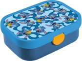 Lunch box Mepal Campus – Boîte à pain avec compartiments pour enfants – Convient pour 4 sandwichs – Stitch