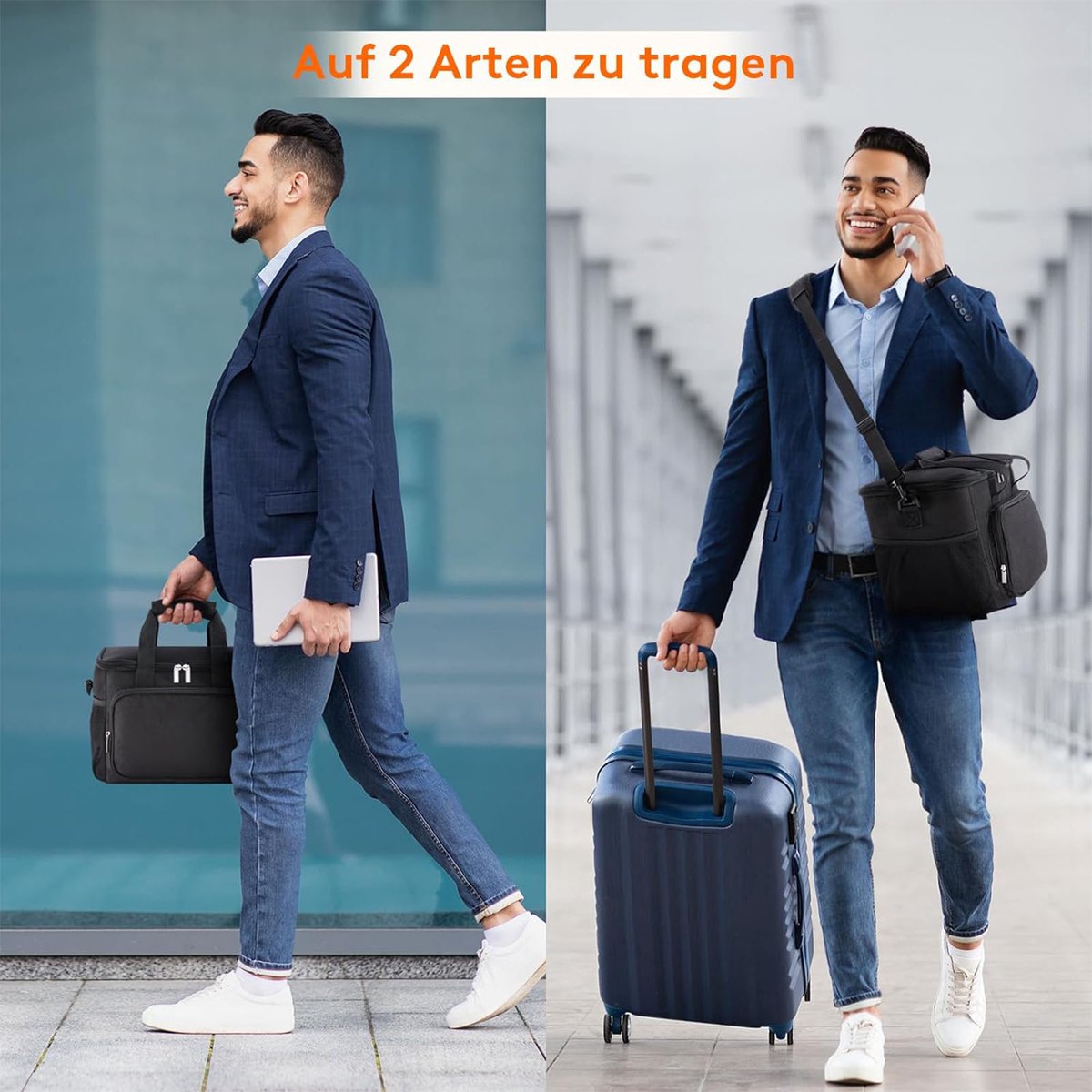 REDOM Geïsoleerde Lunch Tas 15L – Waterdicht en Lekvrij, Grote Capaciteit Met SchouderbandREDOM Rugzak Backpack 15L Geïsoleerde Lunch Tas - Waterdicht - Lekvrij - Ruime Opbergruimte - Comfortabel Draagbaar - School - Werk - Reis - Sport - Grijs — cadeau in Cadeau-ideeën - foto 4
