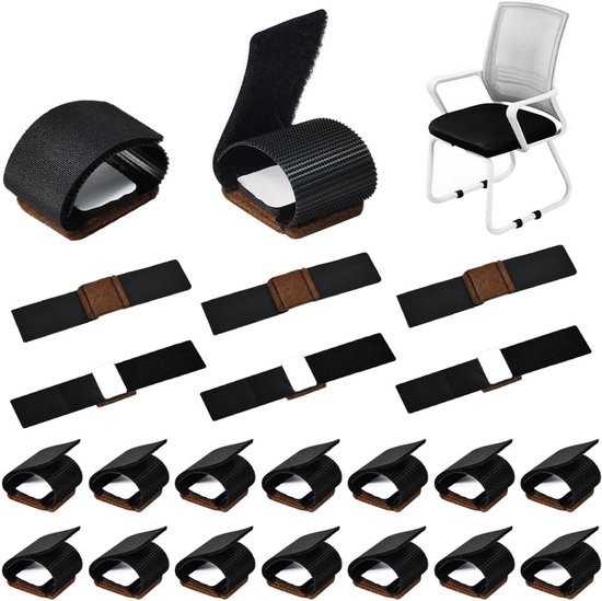 16 stuks stoelsokken, meubelsokken, elastische meubelsokken, gebreid