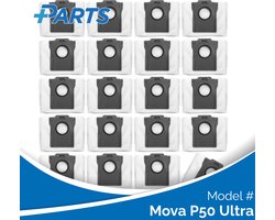 Mova P50 Ultra Stofzakken (20 Stuks, Plus.Parts® alternatief voor RDB8)