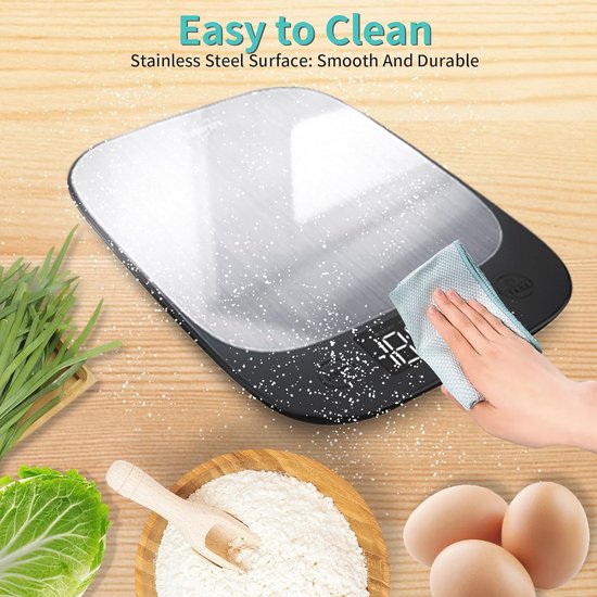 Digitale Precisieweegschaal - 7,5 Kg / 0,1 G - Met 13 Weeteenheden - Tara En Kalibratiefunctie - Voor Keuken En Laboratorium