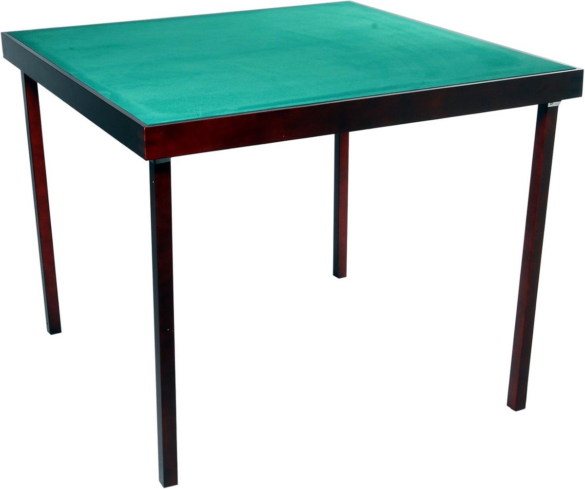 Inklapbare Bridge en Poker Tafel 79x79 cm - Vouwt Tafel voor Kaartspellen - Groen Vilt - Ruimtebesparend Opberg