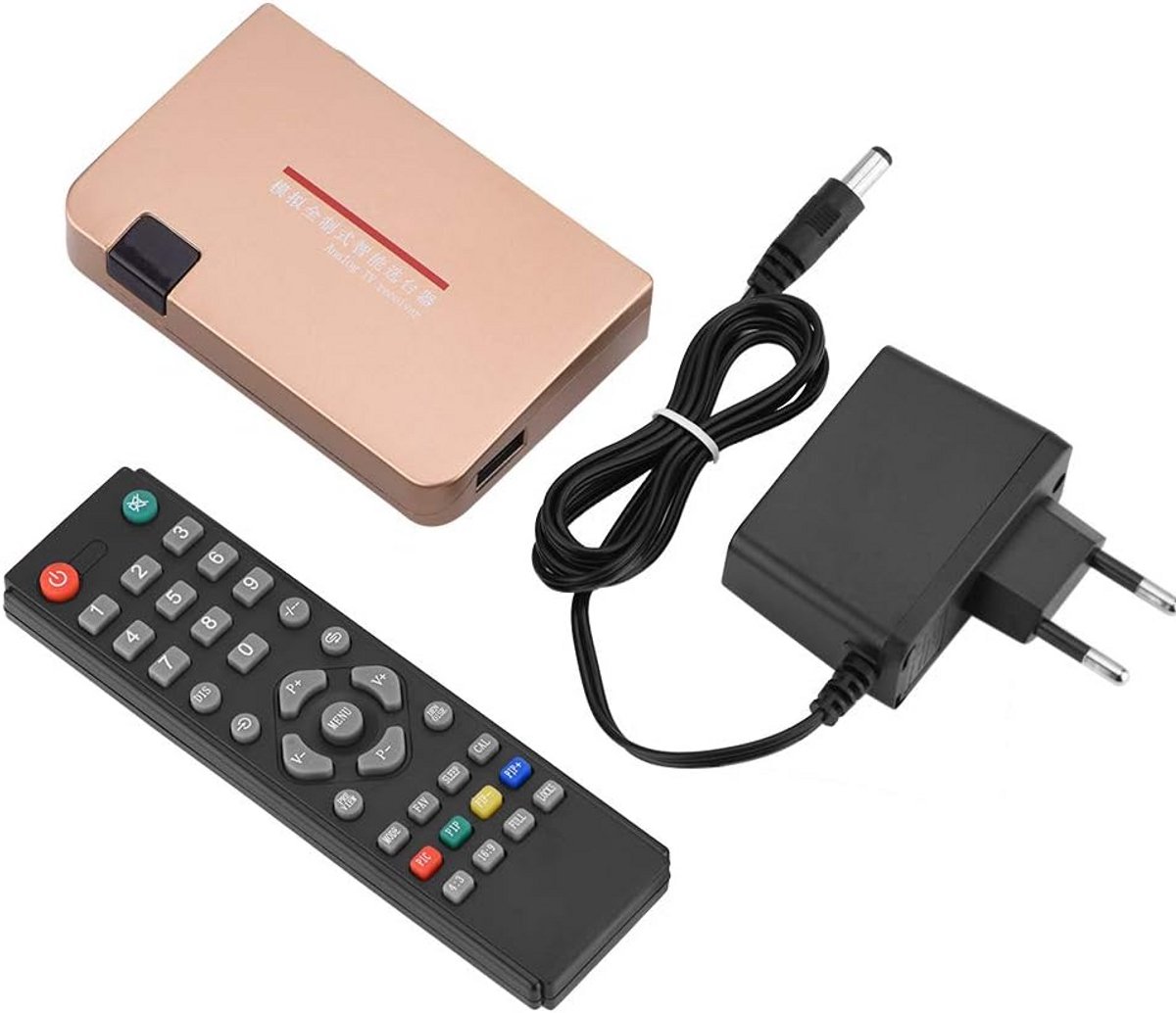 Universele RF naar HDMI Converter en Analoge TV Ontvanger met Afstandsbediening