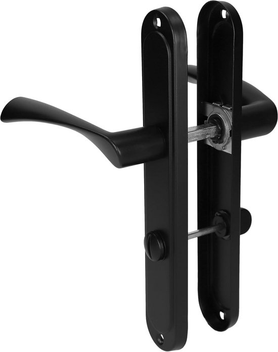 Deurklink Silvia langschild Dory blind getrommeld – B.V