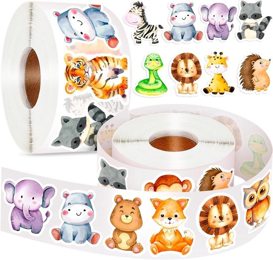 2,5cm Hartstickers Geperforeerde Rol, Valentijnsstickers 8 Kleuren Hartvormige Stickers Kleine Hartstickers voor Kinderenveloppen Incentivestickers voor Scrapbooking Bruiloft