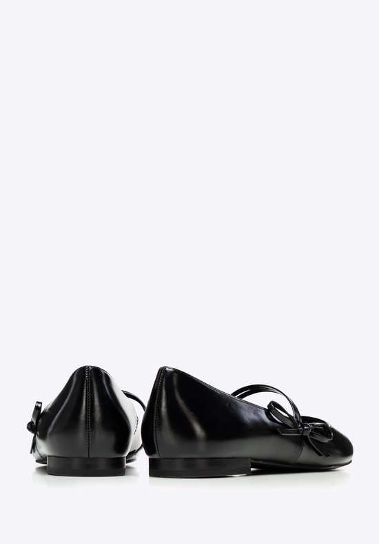 Wittchen - Ballerines - Cuir écologique - Bout Pointu - Zwart