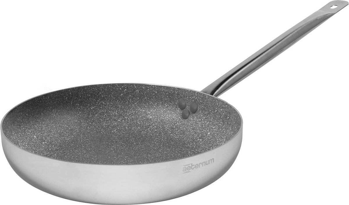 Antiaanbakpan 32 cm voor groot gezin - Aluminium Kookpan