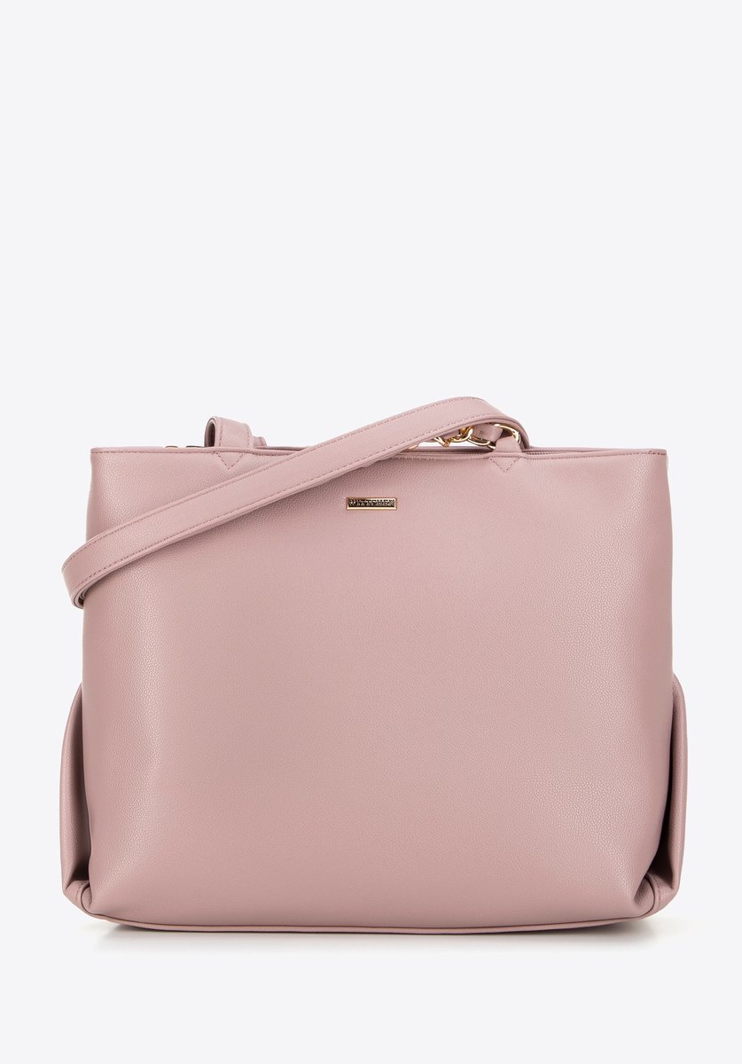 Wittchen Eco-leder Shopper Tas voor Dames - Roze - Met Ketting - Elegant en Functioneel